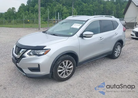 2020 Nissan Rogue Sv Fwd из США, поврежденный, VIN KNMAT2MT6LP504365